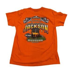 Harley-Davidson Tribute Veterans Mississippi Graphic T-Shirt, L | Biker Tee